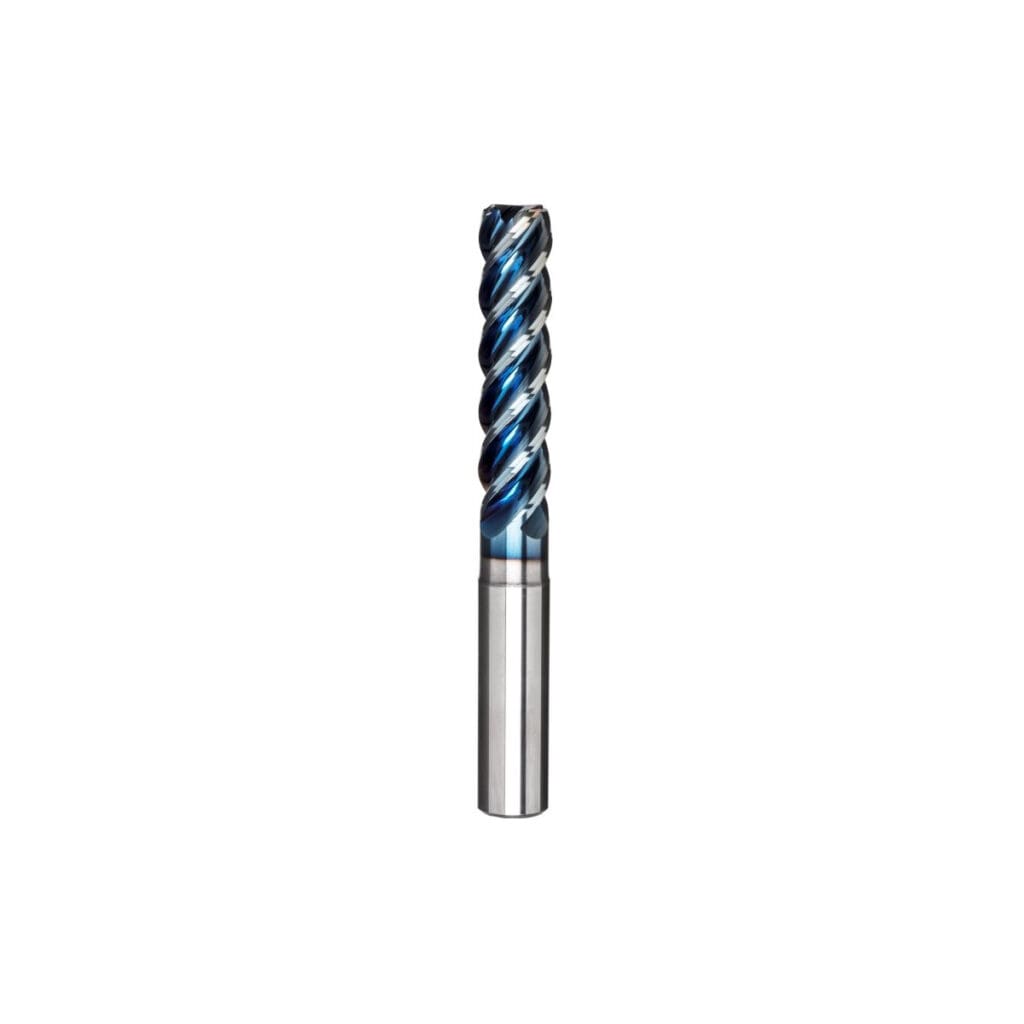 228 Solid Carbide 4 Flute Long Edge Finishing Cutter with Corner Rads ...